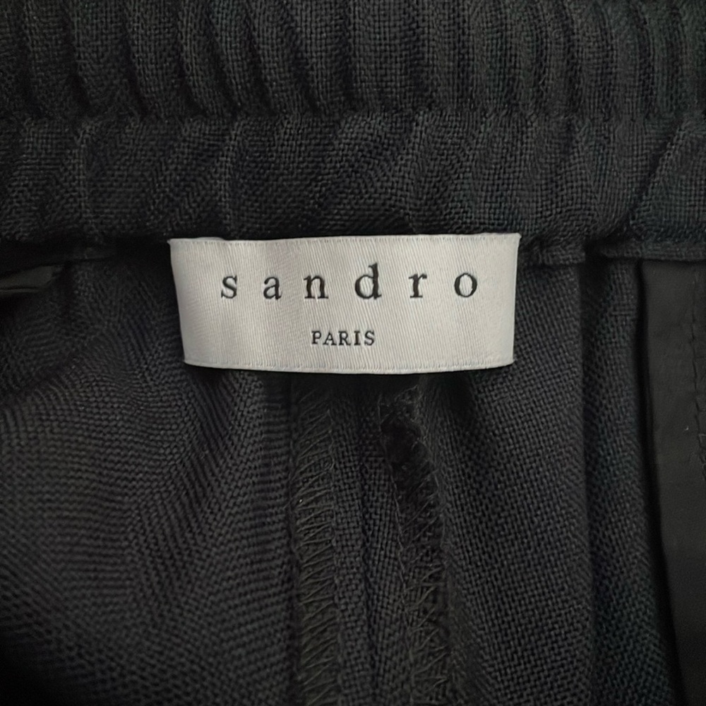 Sandro paris women’s Elegant Black Dress Pants - Picture 2 of 14
